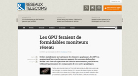 Video GPU moniteurs réseau - Claire Gerardin