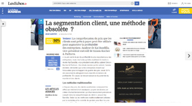 La segmentation client obsolète Les Echos - Claire Gerardin