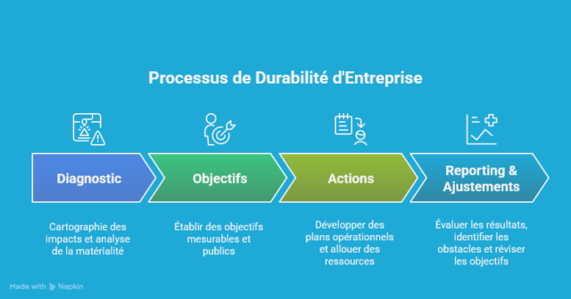 Processus de la durabilité d'entreprise